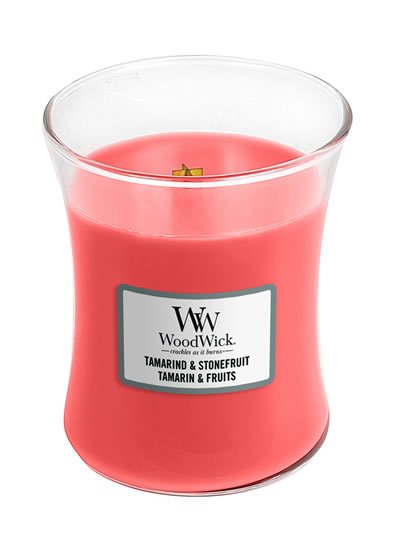 neuveden: WoodWickTamarind & Stonefruit svíčka váza 275g