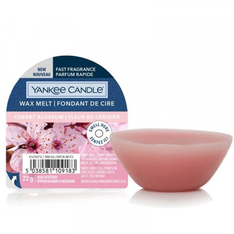 neuveden: YANKEE CANDLE Cherry Blossom vonný vosk 22g