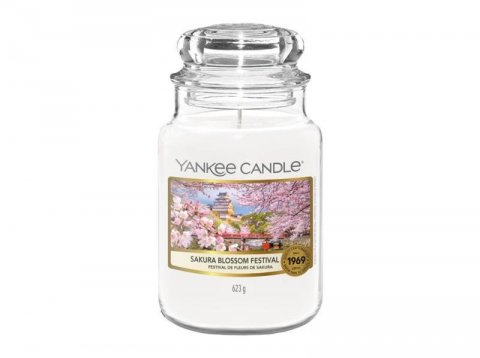 neuveden: YANKEE CANDLE Sakura Blossom Festival svíčka 625g
