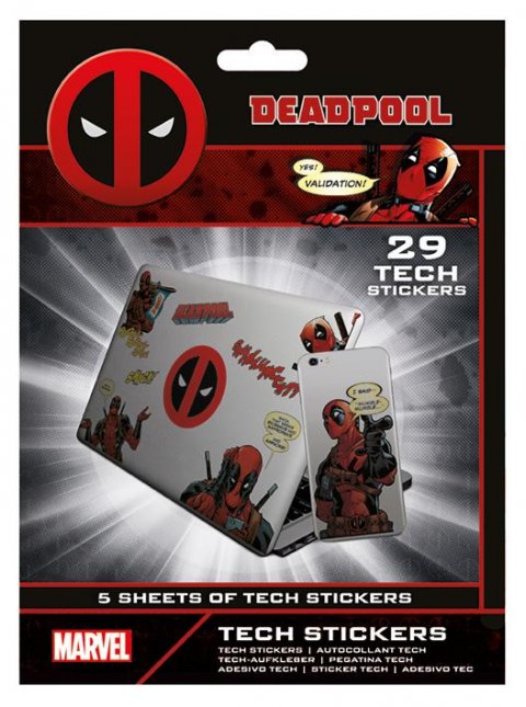 neuveden: Samolepky Deadpool sada 29 ks
