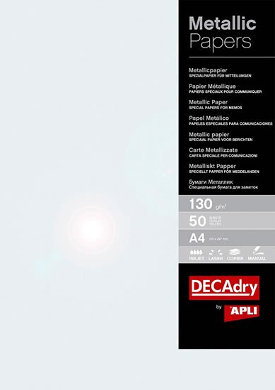 neuveden: Metalický papír A4 130 g - perleťový 50 ks neuveden: Metalický papír A4 130 g - perleťový 50 ks