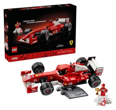 -: LEGO® Icons 11375 Ferrari F2004 a Michael Schumacher