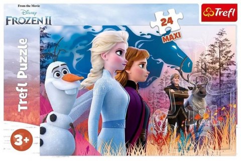 neuveden: Trefl Puzzle Frozen 2 - Magická cesta / 24 dílků MAXI