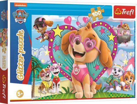 neuveden: Trefl Puzzle Tlapková patrola - V záři Skye / 100 dílků Třpytivé neuveden: Trefl Puzzle Tlapková patrola - V záři Skye / 100 dílků Třpytivé