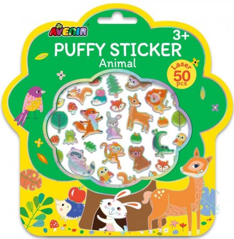 neuveden: Puffy samolepky - Zvířátka
