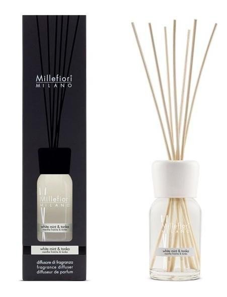 neuveden: Millefiori Milano White Mint & Tonka / difuzér 100ml