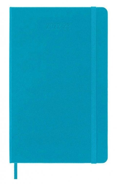 neuveden: Moleskine Plánovací zápisník 2022-2023 modrý sv. L, tvrdý