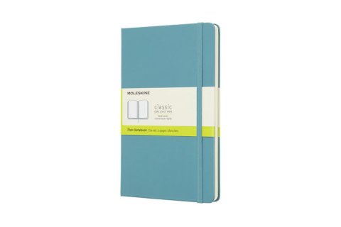 neuveden: Zápisník Moleskine - tvrdé desky, L, čistý - tyrkysový neuveden: Zápisník Moleskine - tvrdé desky, L, čistý - tyrkysový