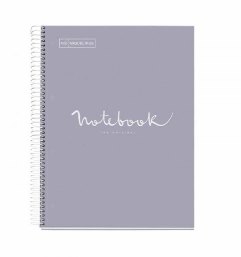 neuveden: Miquelrius Emoticons A4 poznámkový blok 90 g - šedý