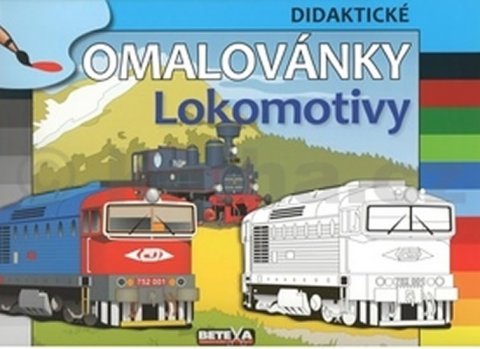 neuveden: Lokomotivy - didaktické omalovánky neuveden: Lokomotivy - didaktické omalovánky