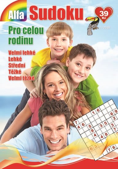 neuveden: Sudoku pro celou rodinu 2/2018 neuveden: Sudoku pro celou rodinu 2/2018