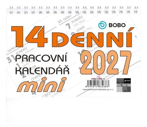 : Stolní pracovní kalendář 2027 MINI 14denní