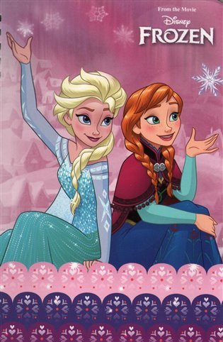 neuveden: Blok - Frozen – Ledové království Joy, nelinkovaný, spirálový, A5