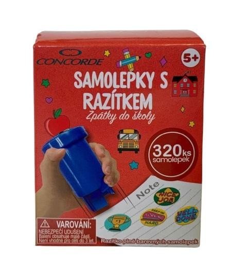 neuveden: Samolepky s razítkem CONCORDE - Zpátky do školy