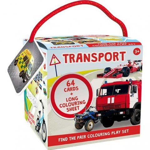 neuveden: Doprava - Pexeso na cesty s omalovánkami