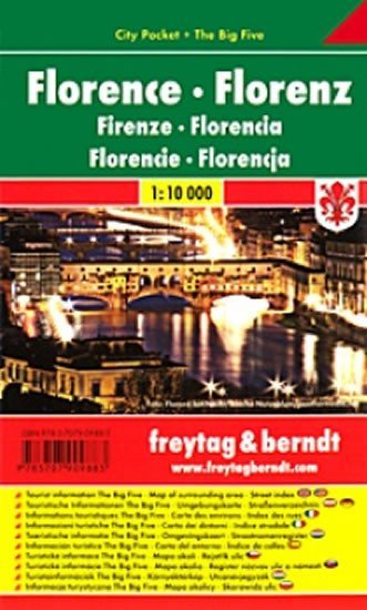 neuveden: PL 30 CP Florencie 1:10 000 / kapesní plán města