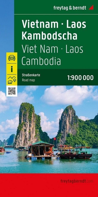 neuveden: Vietnam – Laos – Kambodža 1:900 000 / automapa