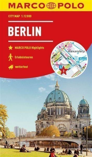 neuveden: Berlín / mapa města (lamino) 1:12 000