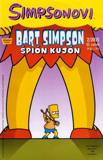 Groening Matt: Simpsonovi - Bart Simpson 02/15 - Špión kujón Groening Matt: Simpsonovi - Bart Simpson 02/15 - Špión kujón