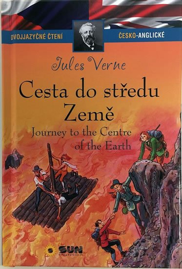 Verne Jules: Cesta do středu země - Dvojjazyčné čtení Č-A Verne Jules: Cesta do středu země - Dvojjazyčné čtení Č-A