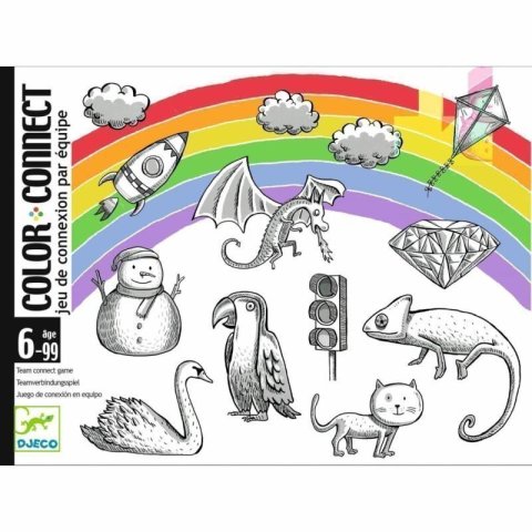 neuveden: DJECO Karetní hra Color connect