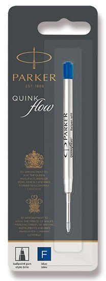 neuveden: Náplň Parker QuinkFlow do kuličkové tužky modrá, F neuveden: Náplň Parker QuinkFlow do kuličkové tužky modrá, F
