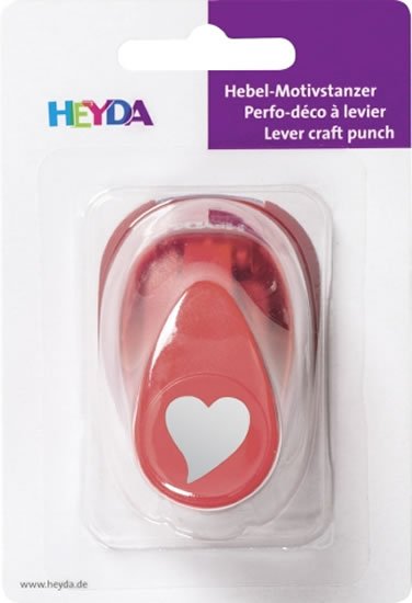 neuveden: HEYDA ozdobná děrovačka velikost S - srdce elegant 1,7 cm neuveden: HEYDA ozdobná děrovačka velikost S - srdce elegant 1,7 cm
