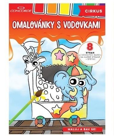 neuveden: Concorde Omalovánky s vodovkami - Cirkus A4