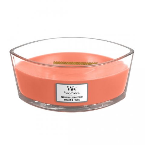 neuveden: WoodWickTamarind & Stonefruit svíčka loď 453,6g