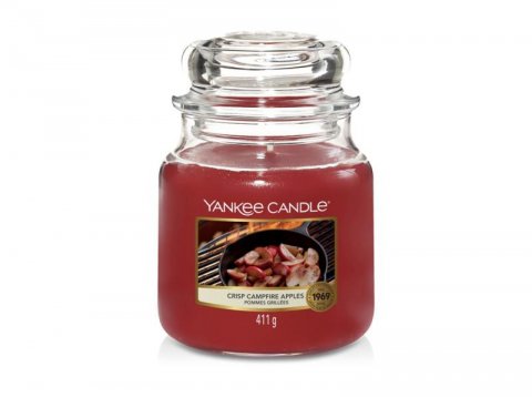 neuveden: YANKEE CANDLE Crisp Campfire Apples svíčka 411g