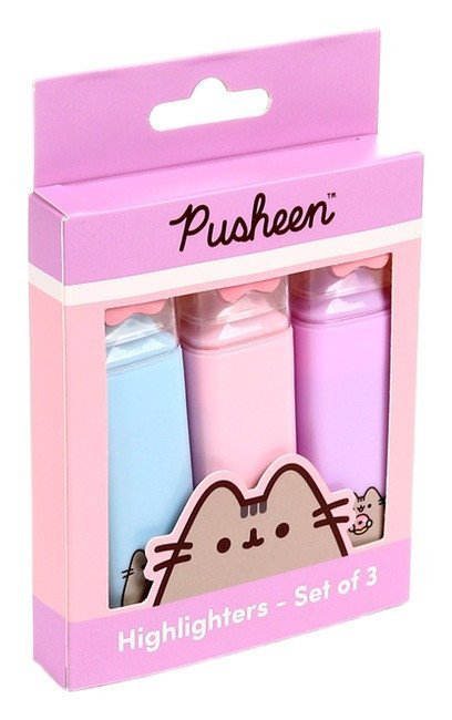 : Zvýrazňovače 3ks Pusheen