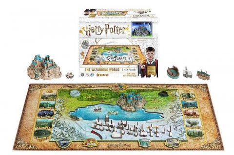 neuveden: Harry Potter: Puzzle Cityscape 4D / 892 dílků
