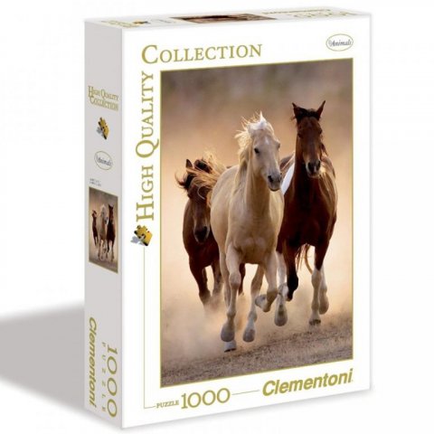 neuveden: Clementoni Puzzle - Běžící koně, 1000 dílků neuveden: Clementoni Puzzle - Běžící koně, 1000 dílků