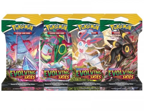 neuveden: Pokémon TCG: Sword and Shield 07 Evolving Skies - 1 Blister Booster