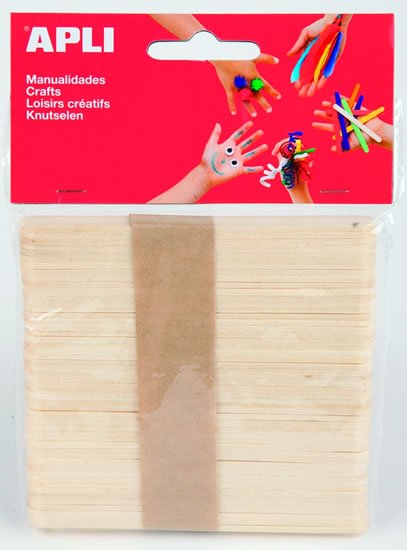 neuveden: APLI nanuková dřívka 150 x 18 mm - přírodní 40 ks