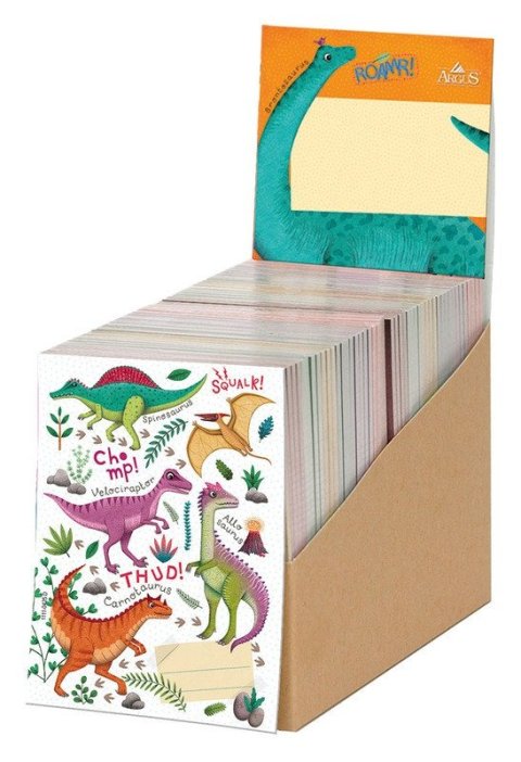 : Trhací zápisník 9x12cm Roaaaar!