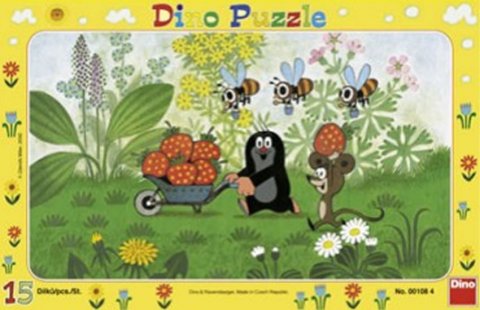 neuveden: Puzzle deskové Krtek na výletě 15 dílků neuveden: Puzzle deskové Krtek na výletě 15 dílků