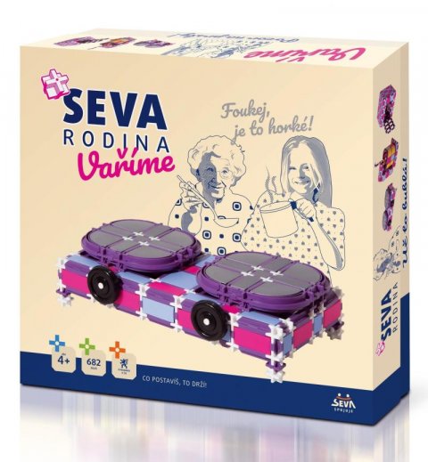 neuveden: Stavebnice SEVA - Rodina Vaříme 682 dílků