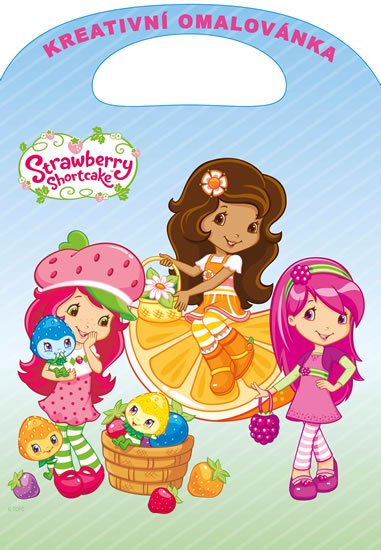 neuveden: Strawberry - Kreativní omalovánky A4 s výsekem neuveden: Strawberry - Kreativní omalovánky A4 s výsekem