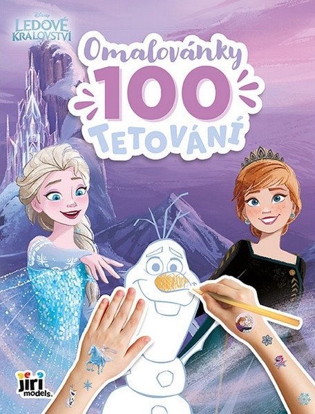 -: Ledové království - Omalovánky a 100 tetování
