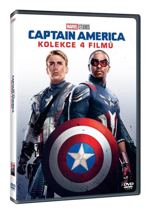 neuveden: Captain America kolekce 1.-4. 4DVD