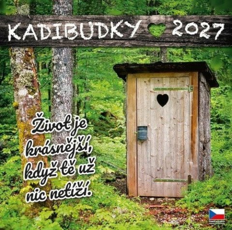: Kalendář nástěnný 2027 - Kadibudky