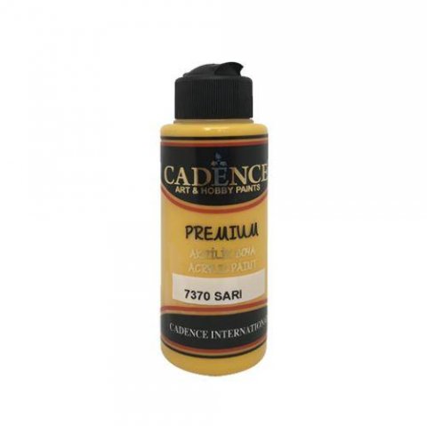 neuveden: Akrylová barva Cadence Premium - žlutá hořčičná / 70 ml