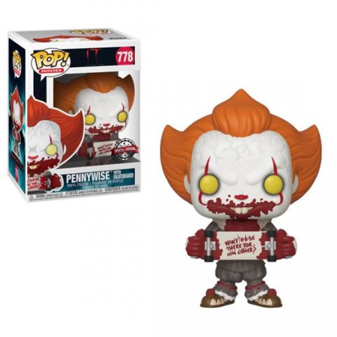 neuveden: Funko POP Movies: IT Chapter 2 - Pennywise w/ Skateboard