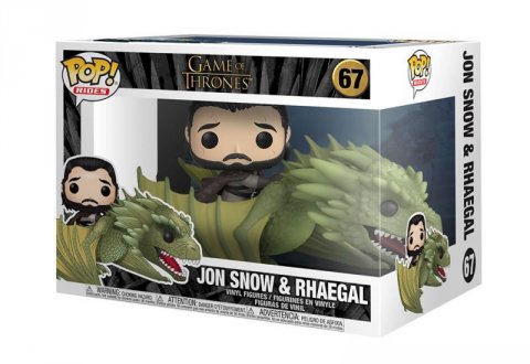 neuveden: Funko POP Rides: Game of Thrones S11 - Jon Snow w/Rhaegal