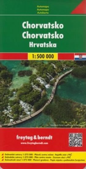 neuveden: AK 7401 Chorvatsko 1:500 000