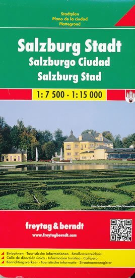 neuveden: PL 18 Salzburg 1:7 500/1:15 000 / plán města