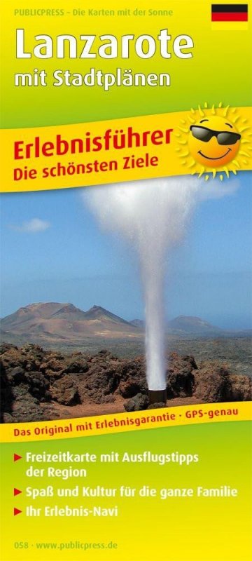 neuveden: Lanzarote 1:80 000 / mapa s průvodcem
