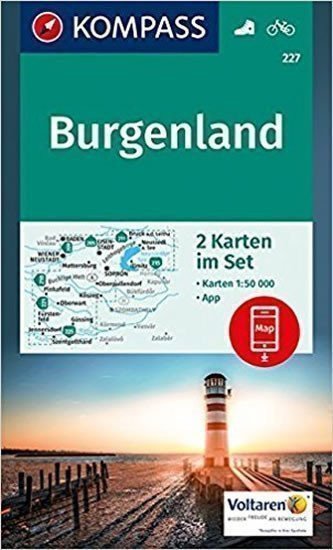 neuveden: Burgenland ( sada 2 mapy) 227 NKOM