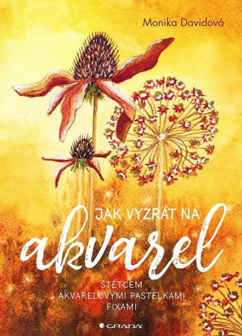 Davidová Monika: Jak vyzrát na akvarel - Štětcem, akvarelovými pastelkami, fixami
